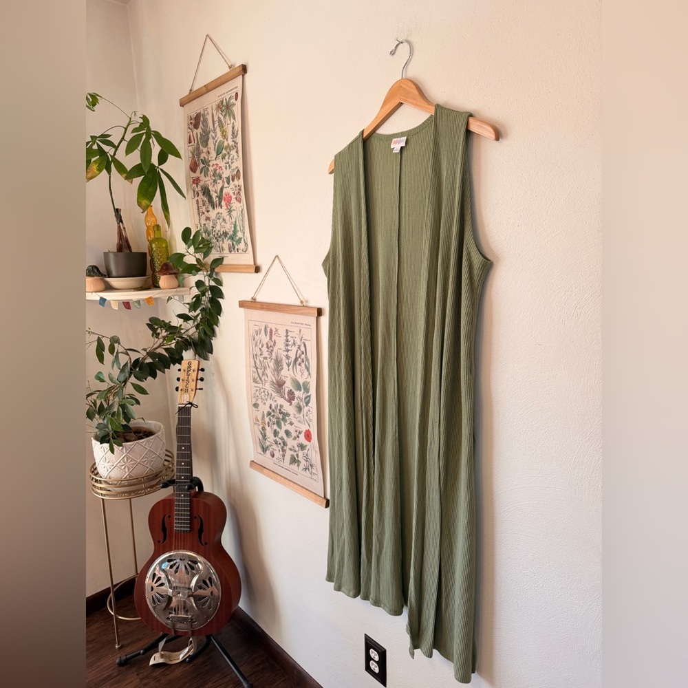 LuLaRoe - Large - Olive Maxi Duster